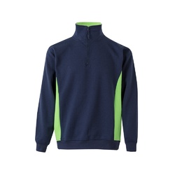 VL SVAROG. Sweat bicolore en éponge (260g/m²), en polyester (65%) et coton (35%)