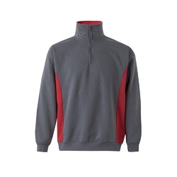 VL SVAROG. Sweat bicolore en éponge (260g/m²), en polyester (65%) et coton (35%)