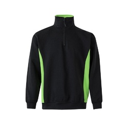 VL SVAROG. Sweat bicolore en éponge (260g/m²), en polyester (65%) et coton (35%)