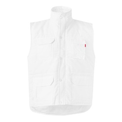 VL MEFITIS. Gilet rembourré multipoches (220g/m²), en polyester (100%)