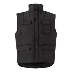 VL MEFITIS. Gilet rembourré multipoches (220g/m²), en polyester (100%)