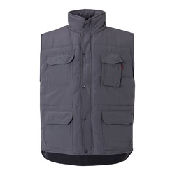 VL MEFITIS. Gilet rembourré multipoches (220g/m²), en polyester (100%)
