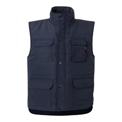 VL MEFITIS. Gilet rembourré multipoches (220g/m²), en polyester (100%)