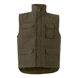 VL MEFITIS. Gilet rembourré multipoches (220g/m²), en polyester (100%)