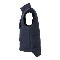 VL MEFITIS. Gilet rembourré multipoches (220g/m²), en polyester (100%)