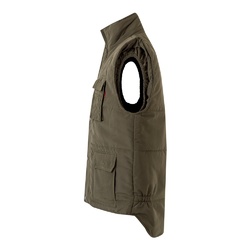 VL MEFITIS. Gilet rembourré multipoches (220g/m²), en polyester (100%)