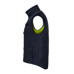 VL DIANA. Gilet rembourré (220g/m²), réversible en polyester (100%), avec fermeture à glissière et tirette réversible, et multipoches
