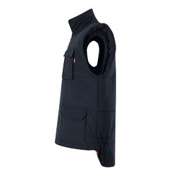 VL DIANA. Gilet rembourré (220g/m²), réversible en polyester (100%), avec fermeture à glissière et tirette réversible, et multipoches