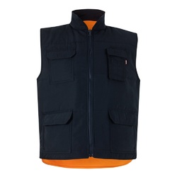 VL DIANA. Gilet rembourré (220g/m²), réversible en polyester (100%), avec fermeture à glissière et tirette réversible, et multipoches