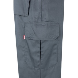 VL ATHENA. Pantalon bicolore en sergé (210g/m²), doublé, multi-poches, en coton (20%) et polyester (80%)