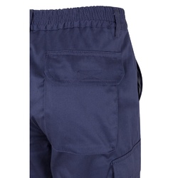 VL ATHENA. Pantalon bicolore en sergé (210g/m²), doublé, multi-poches, en coton (20%) et polyester (80%)