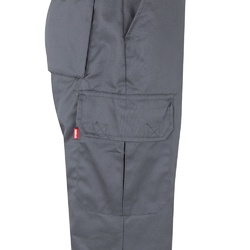 VL ATHENA. Pantalon bicolore en sergé (210g/m²), doublé, multi-poches, en coton (20%) et polyester (80%)