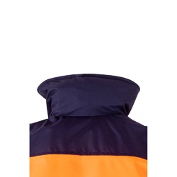 VL JUPITER. Veste rembourrée bicolore (180g/m²) en polyester (100%), avec fintion PU