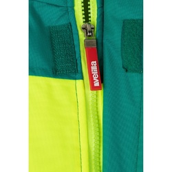 VL JUPITER. Veste rembourrée bicolore (180g/m²) en polyester (100%), avec fintion PU