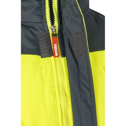 VL JUPITER LARGE. Veste rembourrée bicolore (180g/m²) en polyester (100%), avec finition PU