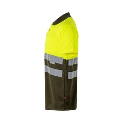 VL CUPID. Polo piqué bicolore (160g/m²) à manches courtes, en polyester (100%)