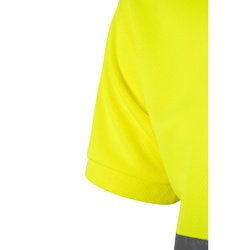 VL CUPID LARGE. Polo bicolore (160g/m²) à manches courtes, en polyester (100%)