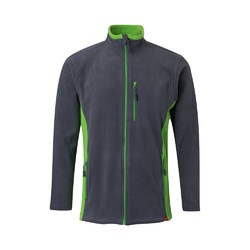 VL GERAS. Veste polaire bicolore (220g/m²) en polyester (100%)