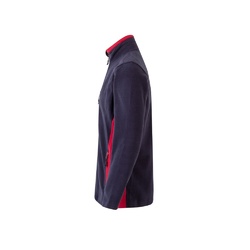 VL GERAS. Veste polaire bicolore (220g/m²) en polyester (100%)
