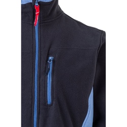 VL GERAS. Veste polaire bicolore (220g/m²) en polyester (100%)