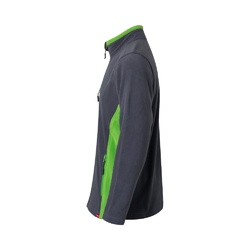 VL GERAS. Veste polaire bicolore (220g/m²) en polyester (100%)