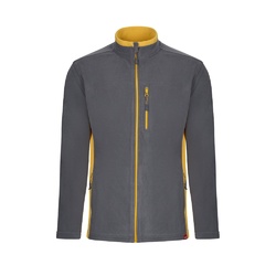 VL GERAS. Veste polaire bicolore (220g/m²) en polyester (100%)
