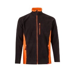VL GERAS. Veste polaire bicolore (220g/m²) en polyester (100%)