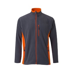 VL GERAS. Veste polaire bicolore (220g/m²) en polyester (100%)