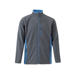 VL GERAS. Veste polaire bicolore (220g/m²) en polyester (100%)