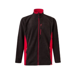 VL GERAS. Veste polaire bicolore (220g/m²) en polyester (100%)