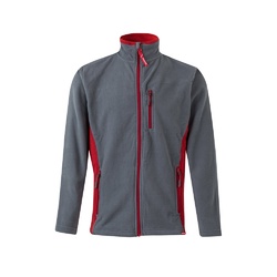 VL GERAS. Veste polaire bicolore (220g/m²) en polyester (100%)