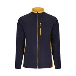 VL GERAS. Veste polaire bicolore (220g/m²) en polyester (100%)