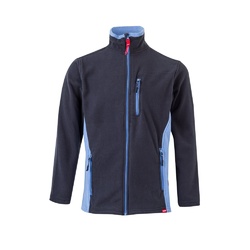 VL GERAS. Veste polaire bicolore (220g/m²) en polyester (100%)
