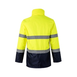 VL THEMIS. Parka bicolore (190g/m²), en polyester (100%), avec enduction PU