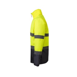 VL THEMIS LARGE. Parka bicolore (190g/m²), en polyester (100%), avec finition PU
