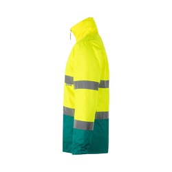 VL THEMIS LARGE. Parka bicolore (190g/m²), en polyester (100%), avec finition PU