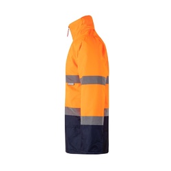 VL THEMIS LARGE. Parka bicolore (190g/m²), en polyester (100%), avec finition PU