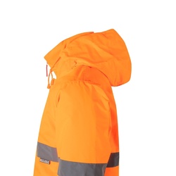 VL THEMIS LARGE. Parka bicolore (190g/m²), en polyester (100%), avec finition PU
