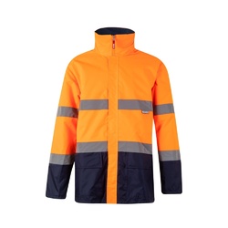 VL THEMIS LARGE. Parka bicolore (190g/m²), en polyester (100%), avec finition PU