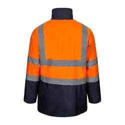 VL JUNO. Parka 4 en 1 bicolore (180g/m²), en polyester (100%), avec finition PU