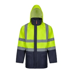 VL JUNO LARGE. Parka 4 en 1 bicolore (180g/m²), en polyester (100%) avec finition PU