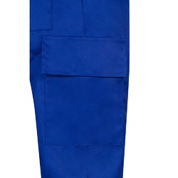 VL AINE. Pantalon sergé, multipoches (190g/m²), en coton (20%) et polyester (80%)