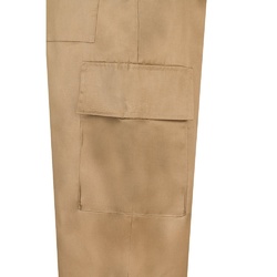 VL AINE. Pantalon sergé, multipoches (190g/m²), en coton (20%) et polyester (80%)