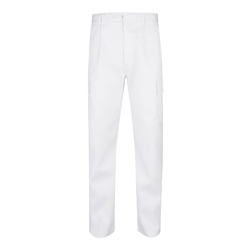 VL AINE. Pantalon sergé, multipoches (190g/m²), en coton (20%) et polyester (80%)