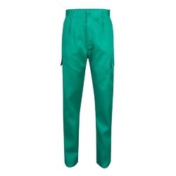 VL AINE. Pantalon sergé, multipoches (190g/m²), en coton (20%) et polyester (80%)
