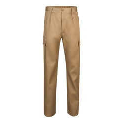 VL AINE. Pantalon sergé, multipoches (190g/m²), en coton (20%) et polyester (80%)