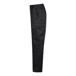 VL AINE. Pantalon sergé, multipoches (190g/m²), en coton (20%) et polyester (80%)