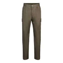 VL MABON. Pantalon sergé, multipoches (200g/m²), en coton (35%) et polyester (65%)