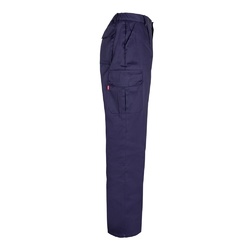 VL MABON. Pantalon sergé, multipoches (200g/m²), en coton (35%) et polyester (65%)