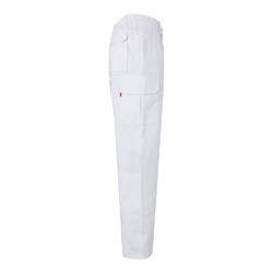 VL MABON. Pantalon sergé, multipoches (200g/m²), en coton (35%) et polyester (65%)